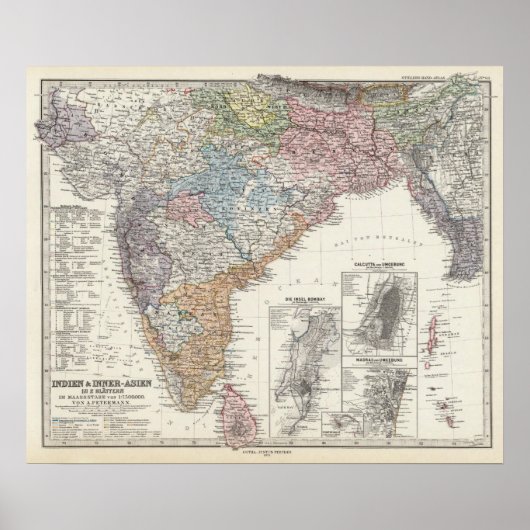 Poster Inde et Asie centrale (Devant)