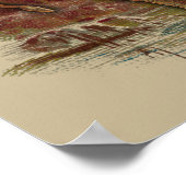 Poster Inde Faune - Eléphant Indien (Coin)