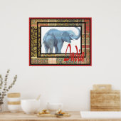 Poster Inde Imprimé n° 1 (Cuisine)