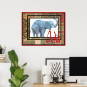 Poster Inde Imprimé n° 1 (Bureau à domicile)