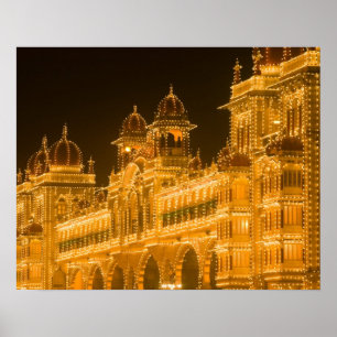 Poster INDE, Karnataka, Mysore : Palais du Majaraja (b. 2
