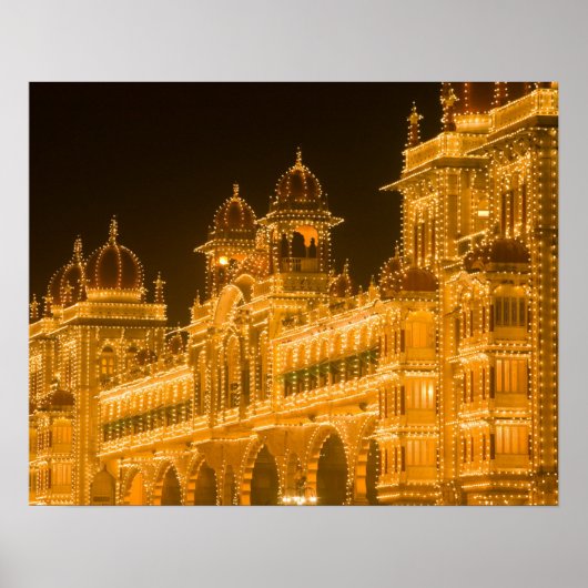 Poster INDE, Karnataka, Mysore : Palais du Majaraja (b. 2 (Devant)