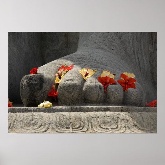 Poster Inde, Mangalore, Karkala. Religion de Jains (Devant)