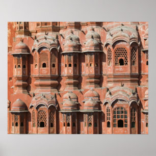 Poster INDE, Rajasthan, Jaipur : Hawa Mahal