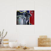 Poster Inde, Rajasthan, Jaipur. Le fort d'Amber. (Cuisine)