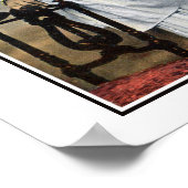 Poster Inde vintage des années 1900, Parsi (Coin)