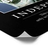 Poster Indépendance : Citation Inspirationnelle 1 (Coin)