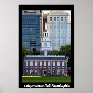 Poster Indépendance Hall Philadelphie