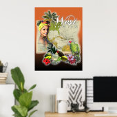 Poster Indes occidentales (Bureau à domicile)
