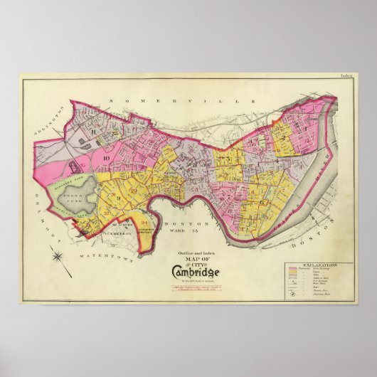 Poster Index de Cambridge Atlas (Devant)