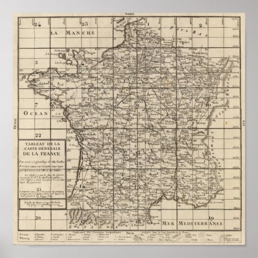 Poster Index de France (Devant)