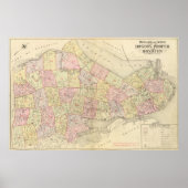 Poster Index Map of Boston (Devant)