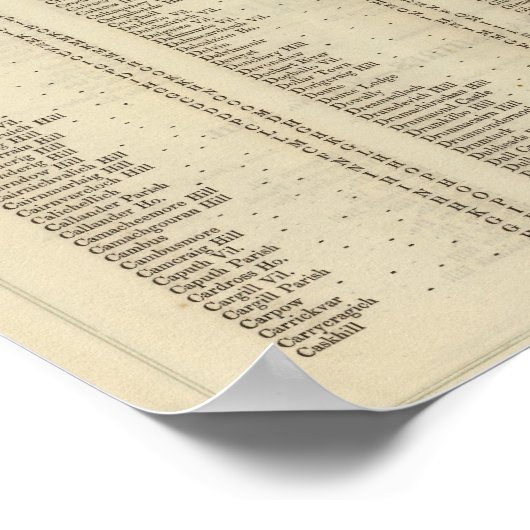 Poster Index Perth, Clackmannan Shires (Coin)