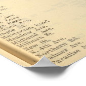 Poster Index Towns, Bronxville (Coin)