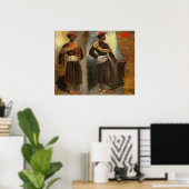 Poster Indian from Calcutta - Eugène Delacroix Fine Art (Bureau à domicile)