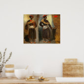 Poster Indian from Calcutta - Eugène Delacroix Fine Art (Cuisine)