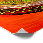 Poster Indian Girls Dancing : Art Indien (Coin)