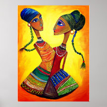 Indian Girls Dancing : Art Indien