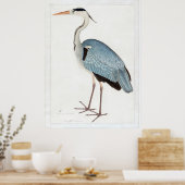 Poster Indian Grey Heron (1780-1782) par Ram Das (Cuisine)