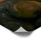 Poster Indian Head Gold $5 Semi Eagle huile sur gesso (Coin)