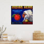 Poster Indian Head Washington Apples (Cuisine)