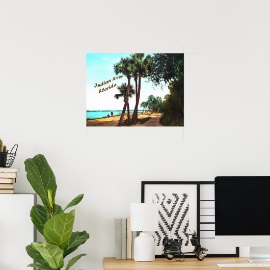 Poster Indian River, Floride (Bureau à domicile)