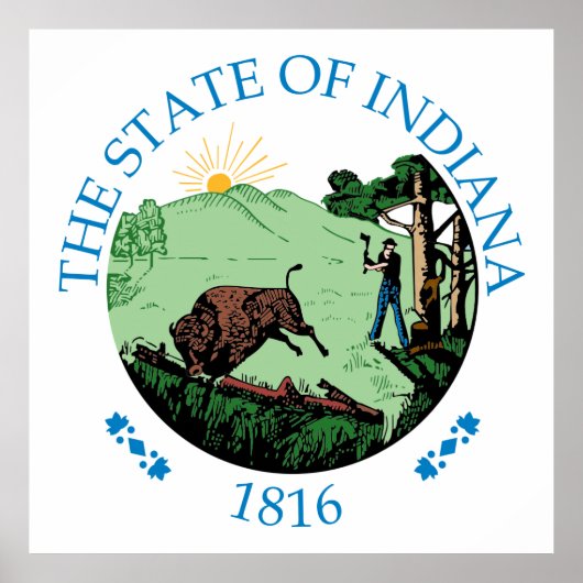 Poster Indiana (Devant)