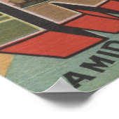 Poster Indiana, Pennsylvanie - Scènes de grandes lettres (Coin)