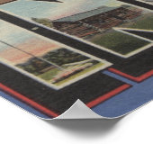 Poster Indiana (Sud) - Scènes de grandes lettres (Coin)