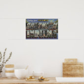 Poster Indiana (Sud) - Scènes de grandes lettres (Cuisine)