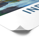 Poster Indiana United States Travel Print (Coin)