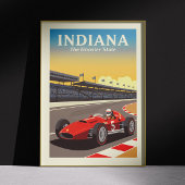 Poster Indiana vintage