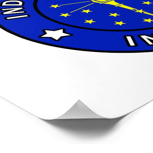 Poster Indianapolis Indiana (Coin)