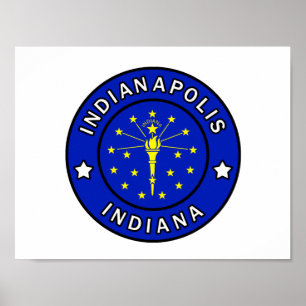 Poster Indianapolis Indiana