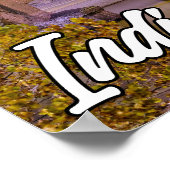 Poster Indianapolis, Indiana, En Début De Soirée (Coin)