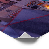 Poster Indianapolis, Indiana, États-Unis (Coin)