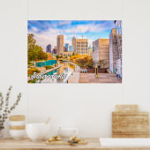 Poster Indianapolis, Indiana, États-Unis (Cuisine)