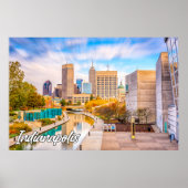 Poster Indianapolis, Indiana, États-Unis (Devant)