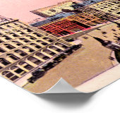 Poster Indianapolis, Indiana Monument Circle (Coin)