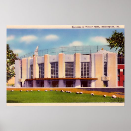 Poster Indianapolis Indiana Old Victory (Devant)