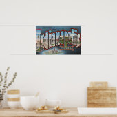 Poster Indianapolis, Indiana - Scènes de grandes lettres  (Cuisine)