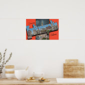 Poster Indianapolis, Indiana (Town Plaza) (Cuisine)