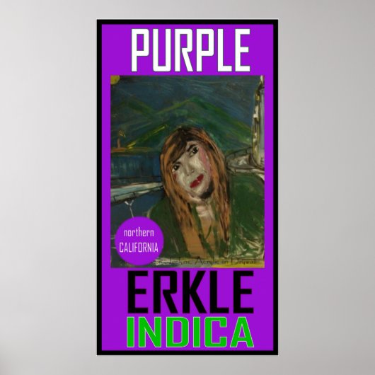 POSTER INDICA ERKLE VIOLETTE (Devant)