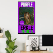 POSTER INDICA ERKLE VIOLETTE (Bureau à domicile)