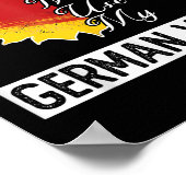 Poster Indicateur Allemand _ _ Ne Me Faites Pas Utiliser  (Coin)