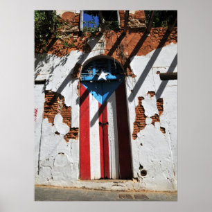 Poster Indicateur de couleur Porto Rico