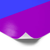 Poster Indicateur de la fierté arc-en-ciel (Coin)