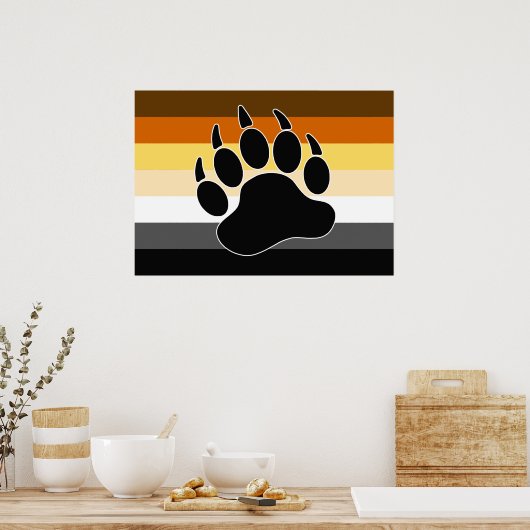 Poster Indicateur de la fierté de l'ours (Cuisine)