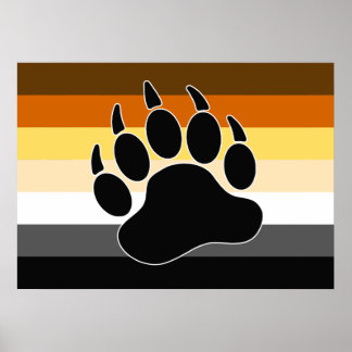 Poster Indicateur de la fierté de l'ours