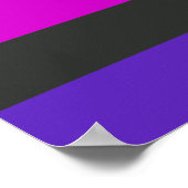 Poster Indicateur de la fierté du fluide genderfluide (Coin)